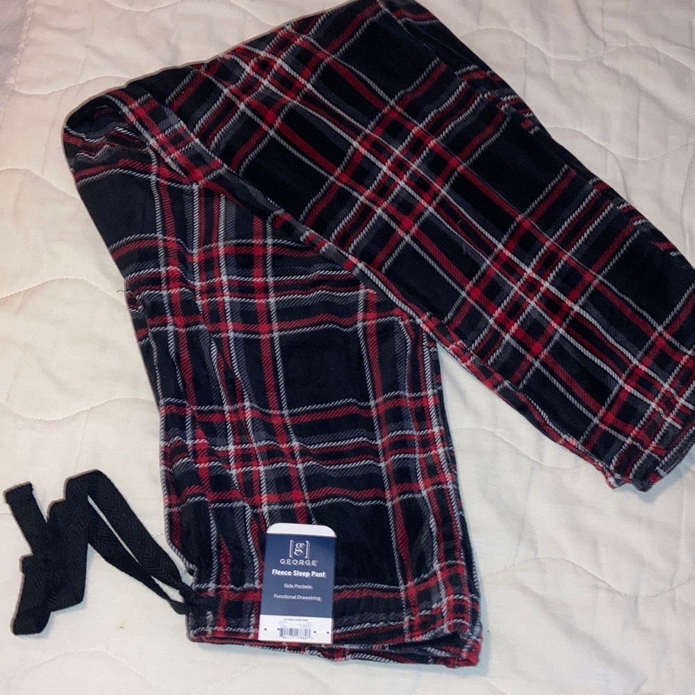 NWT Mens Fleece Pajama Pants